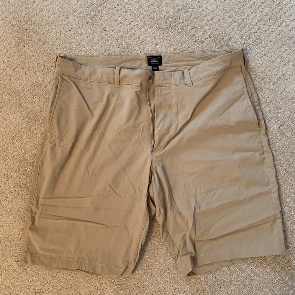 J. Crew Khaki Stretch Shorts